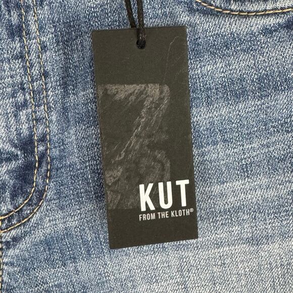 KUT FROM THE KLOTH SOPHIE HIGH RISE BERMUDA SHORTS MEDIUM WASH NWT WOMEN'S 0 - Picture 7 of 15